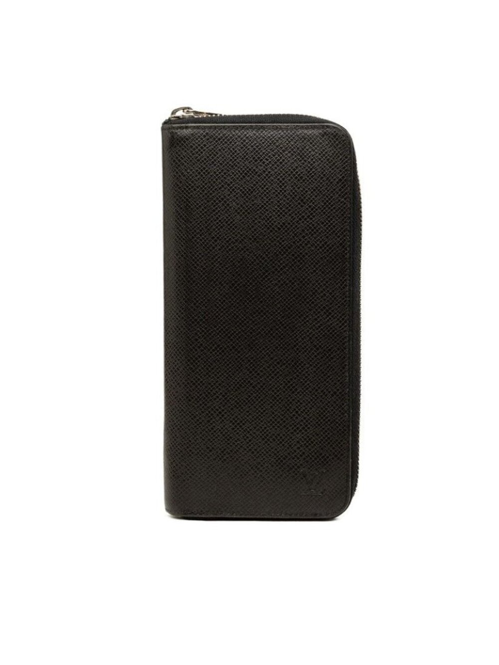 Louis Vuitton Taiga Zippy Wallet Vertical Zip Around Noir Leather